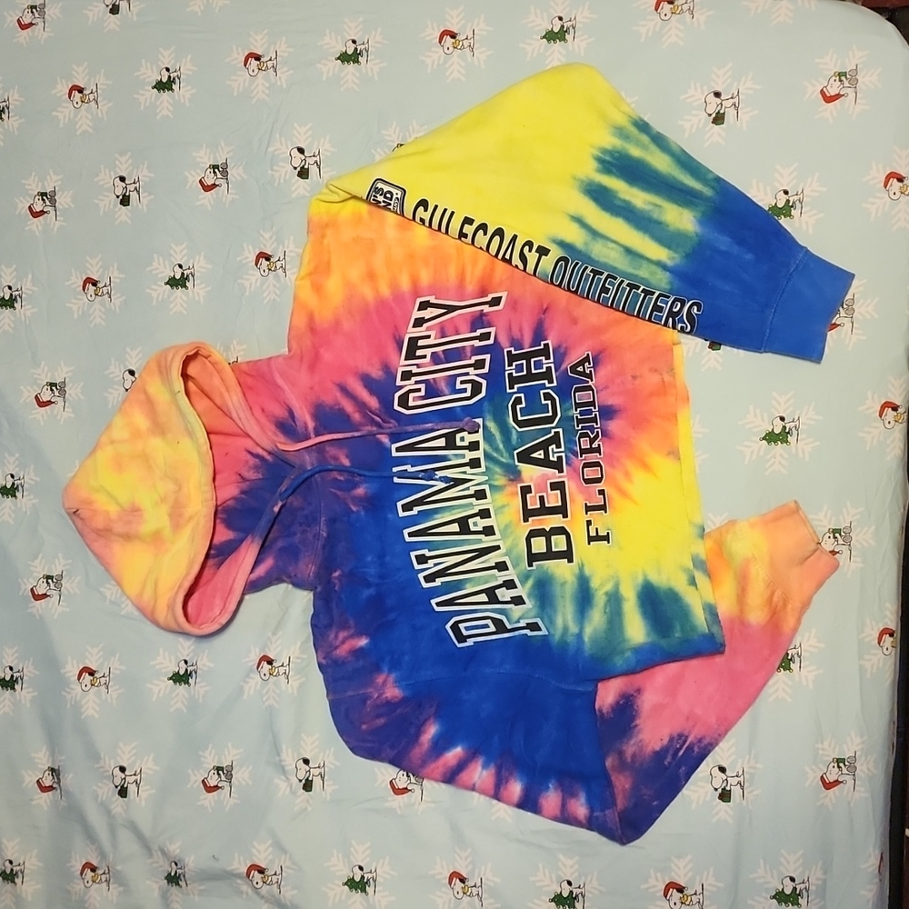 Pana City Beach Florida Cropped Hoodie